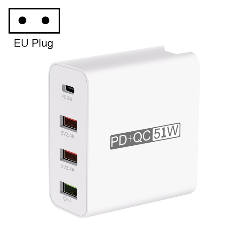 WLX-A6 Adattatore di alimentazione per caricabatterie da viaggio USB a ricarica rapida a 4 porte, spina europea, EU Plug WLX-A6 Adattatore di alimentazione per caricabatterie da viaggio USB a ricarica rapida a 4 porte, spina europea, EU Plug